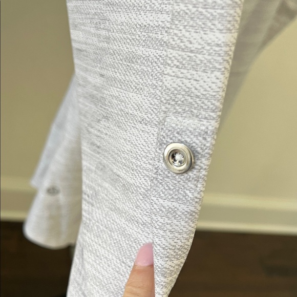 Lululemon Athletica Light Gray Zip-Up Anorak Hoodie - Picture 10 of 11